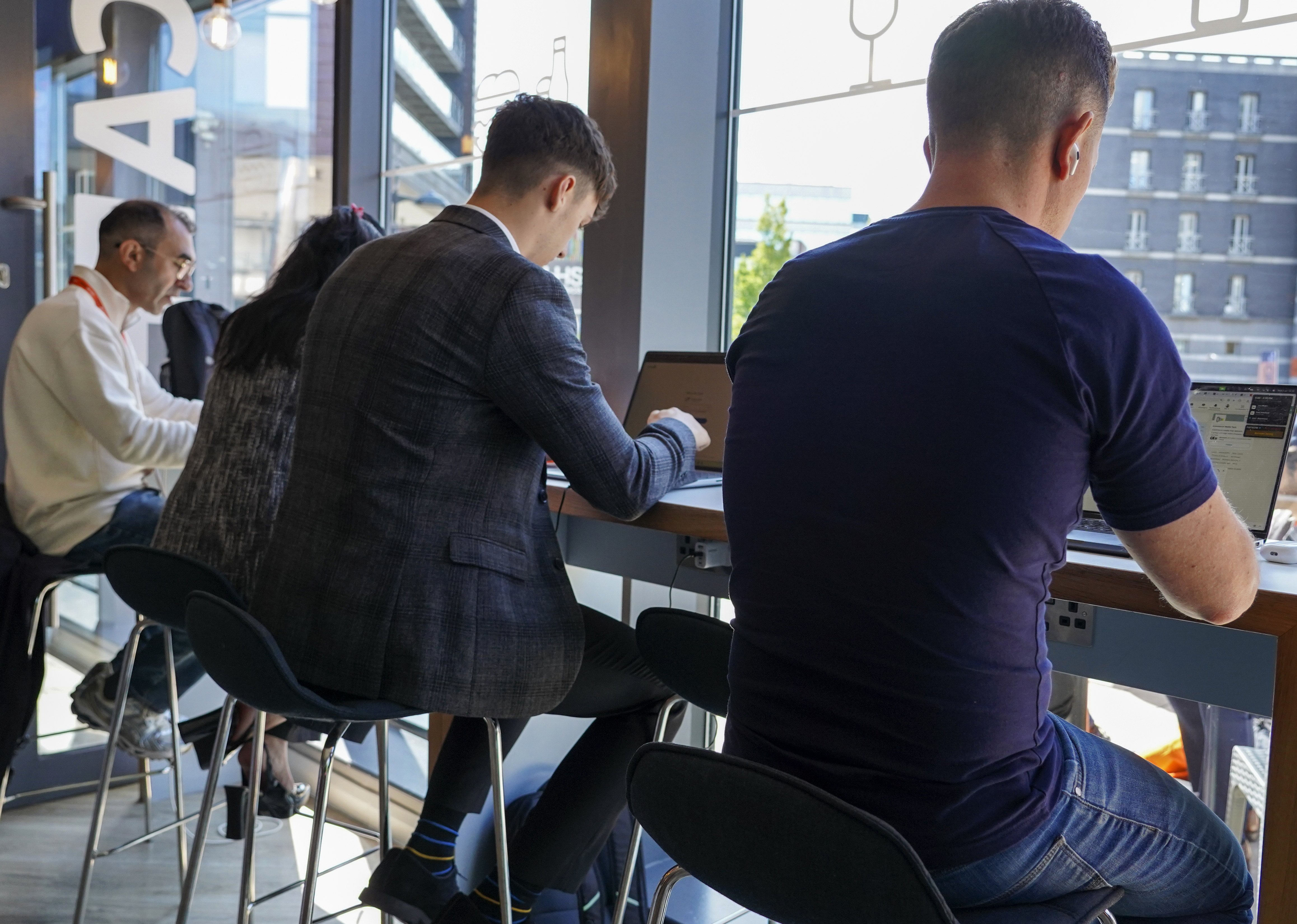 People Working On Laptops