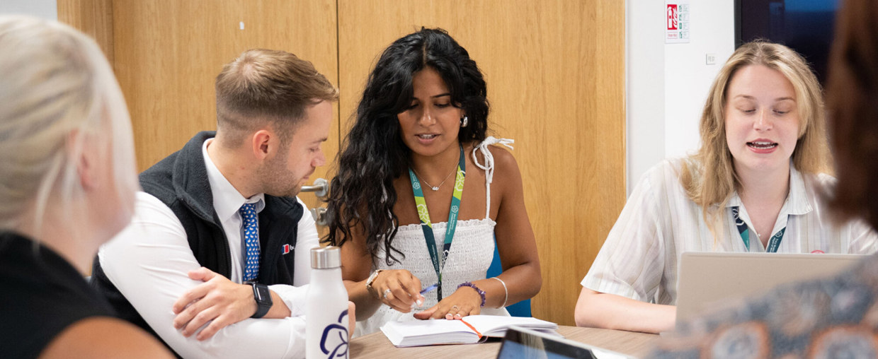 Combined Authority colleagues in a meeting together