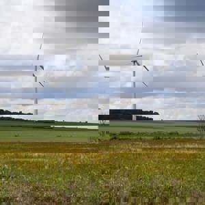Wind Turbine In A Field