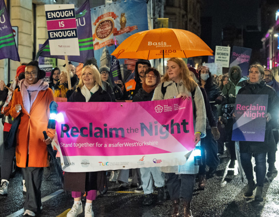 Leeds Reclaim The Night In Leeds City Centre With West Yorkshire Mayor Tracy Brabin 2 Oct 2025
