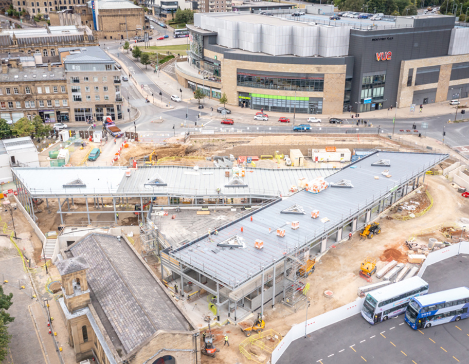 Construction at Halifax bus station