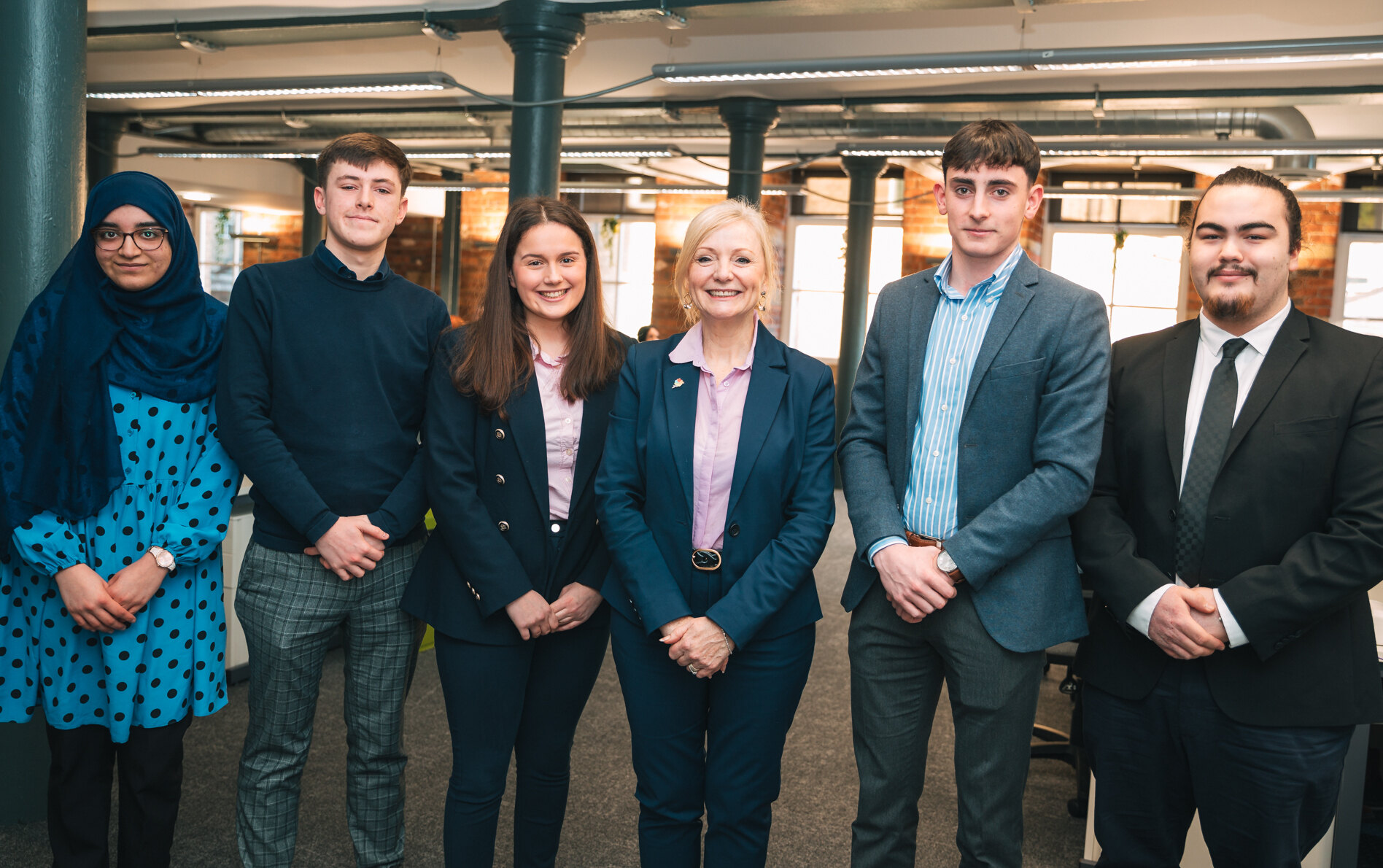 Tracy Brabin meeting apprentices as part of the Green Jobs Taskforce
