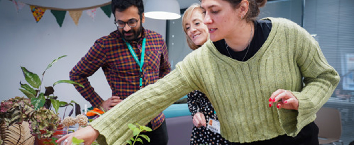 CA colleagues at an event