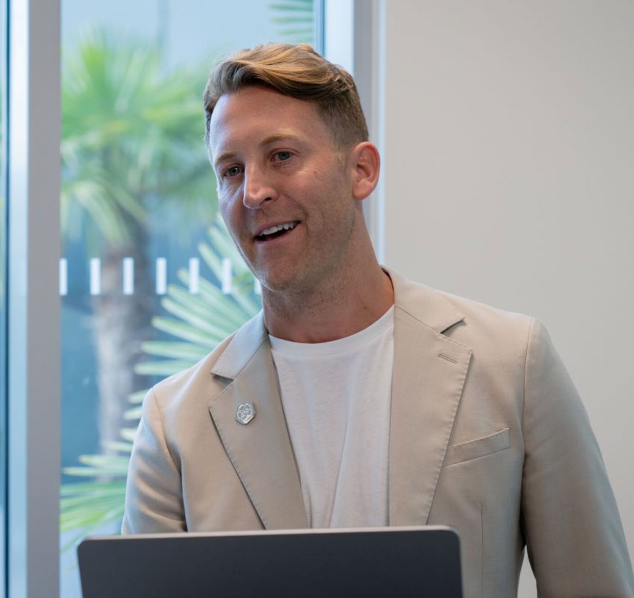 A headshot of Richard Paxman, CEO of Paxman Scalp Cooling