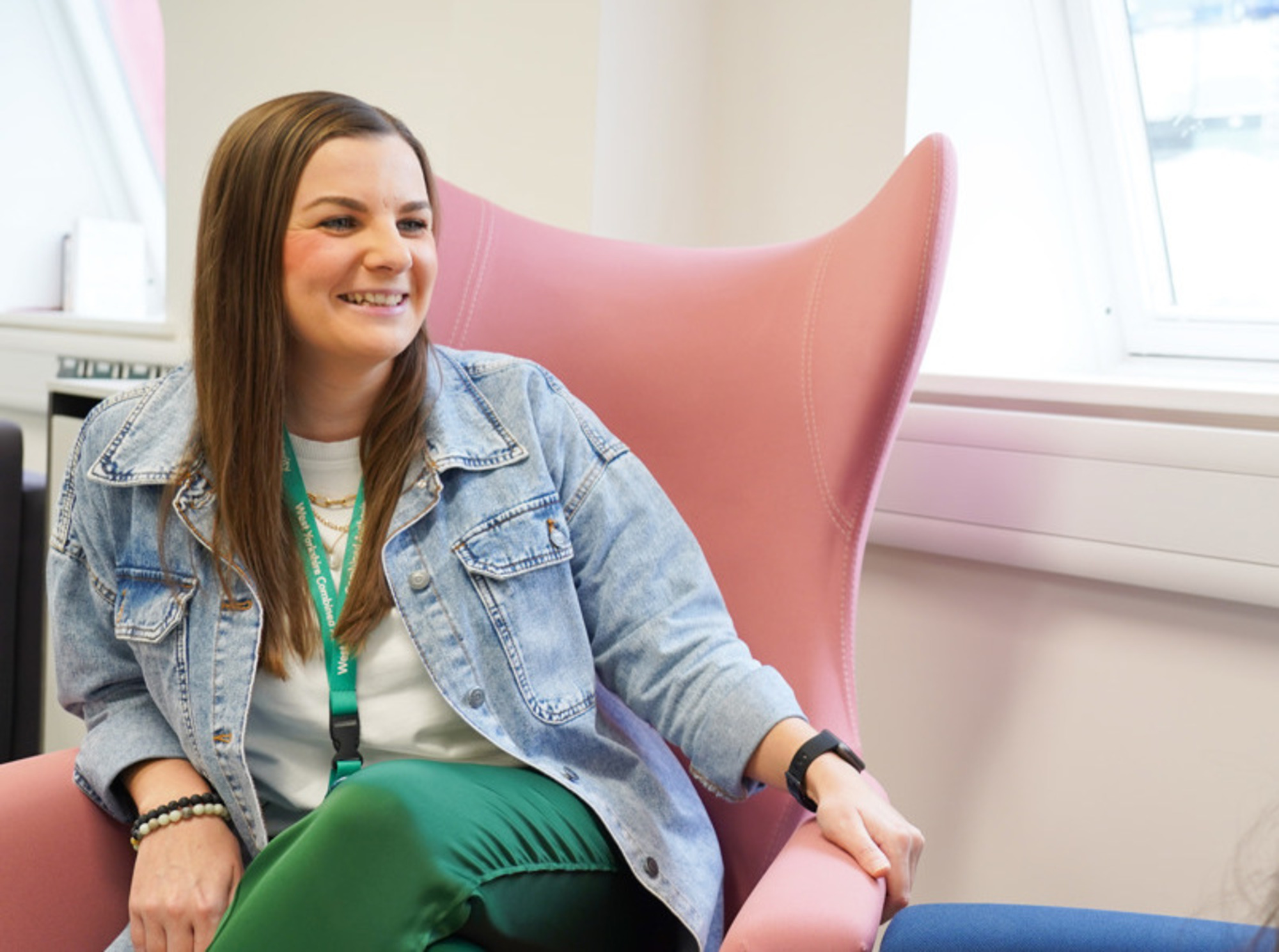 Sian, Service Manager For Innovation, smiling 