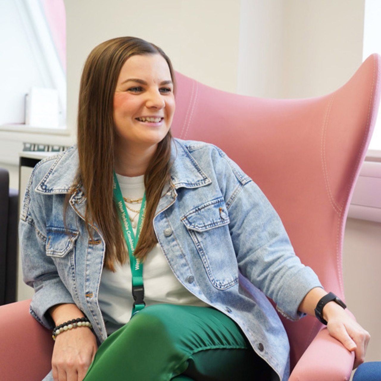 Sian, Service Manager For Innovation, smiling 