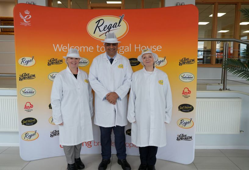 The team from Regal Foods with the Mayor